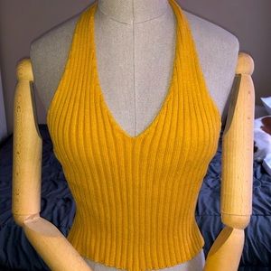 Yellow Halter Top
